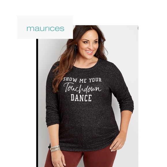 Maurices Tops - NWOT Maurices size 1 (1X) long sleeve graphic